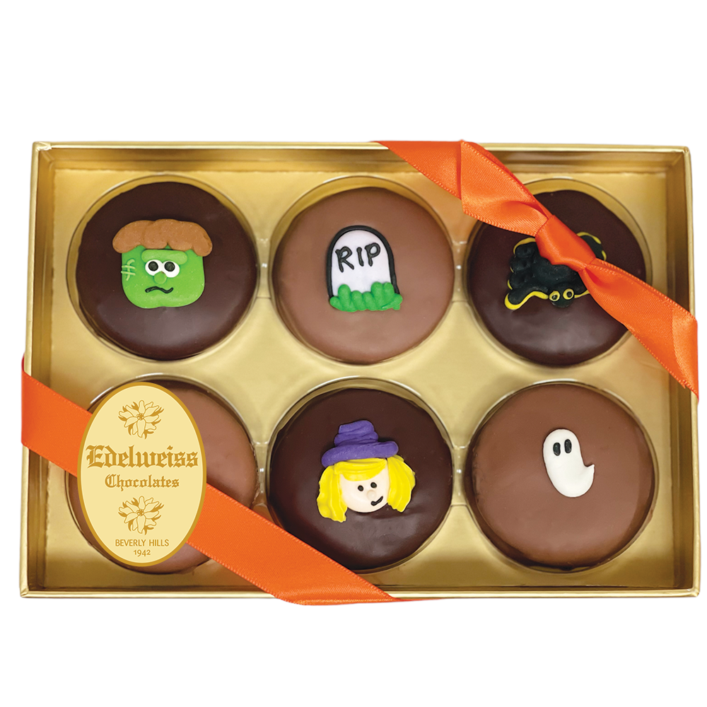 Gourmet Handmade Chocolate Halloween Oreos (Small) - Edelweiss Chocolates