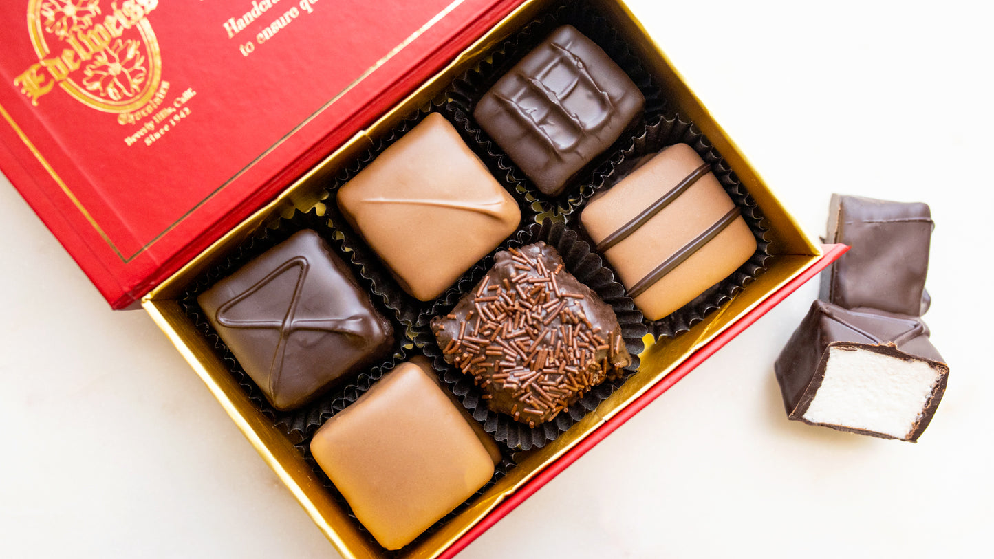 Premier Gift Tower - Edelweiss Chocolates - Gourmet Premium Handmade Chocolates made in Beverly Hills and Los Angeles