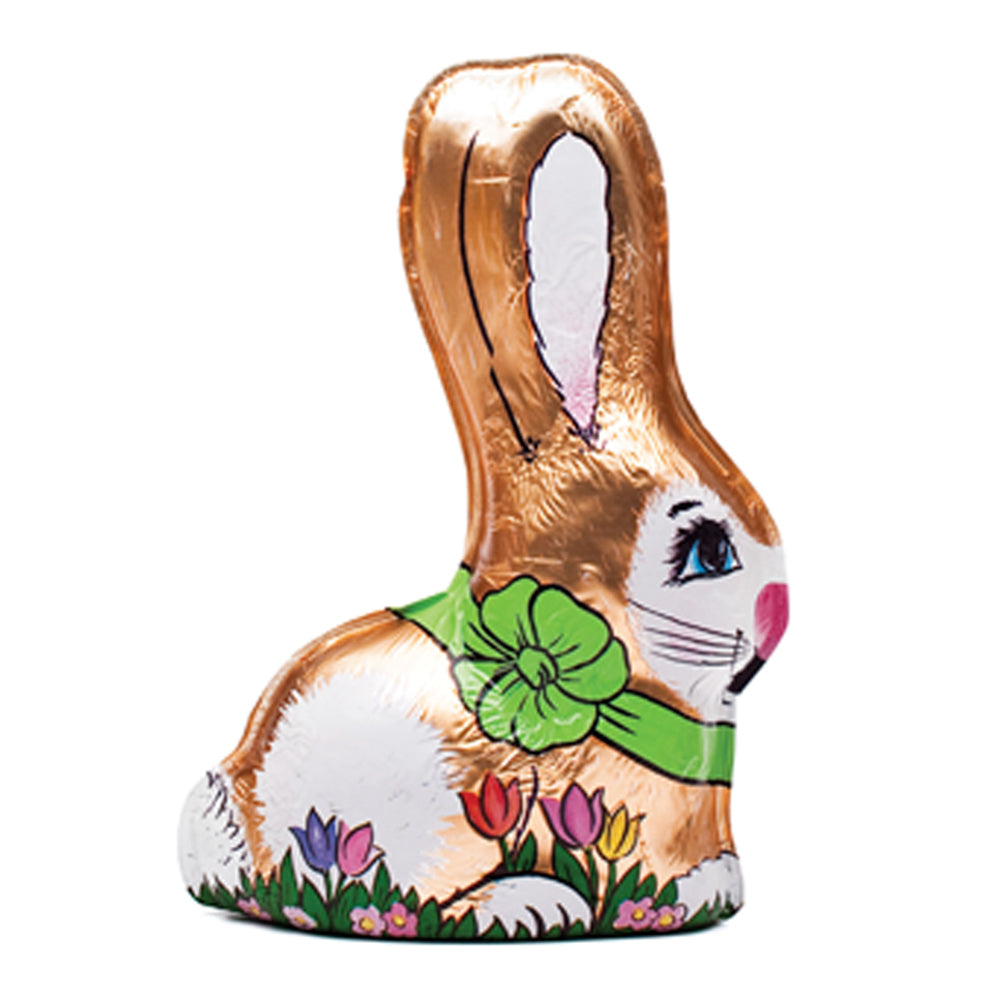 Milk Chocolate Foiled Bunny (8oz) - Edelweiss Chocolates