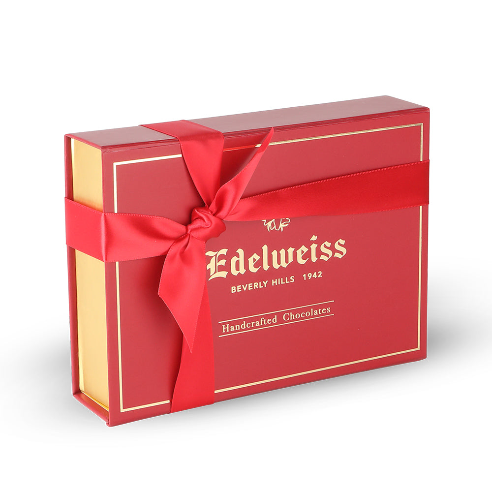 Chocolate Pecan Chews (12 Pieces) - Edelweiss Chocolates - Gourmet Premium Handmade Chocolates made in Beverly Hills and Los Angeles