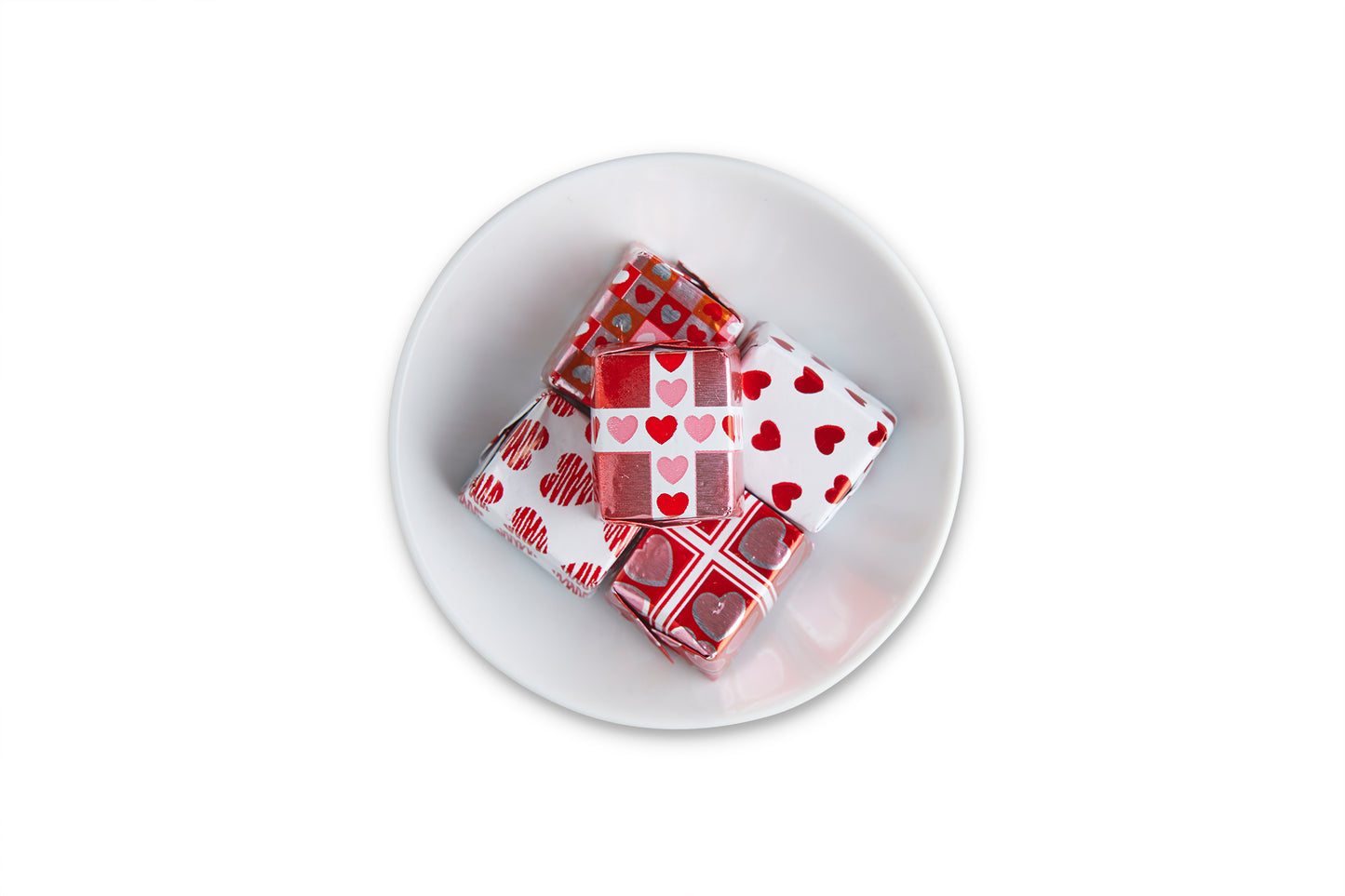 Milk Chocolate Foiled Valentine's Day Presents - Edelweiss Chocolates