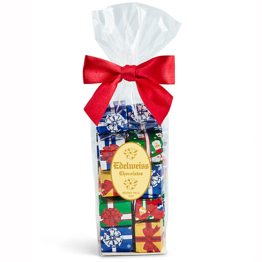 Milk Chocolate Foiled Presents - Edelweiss Chocolates