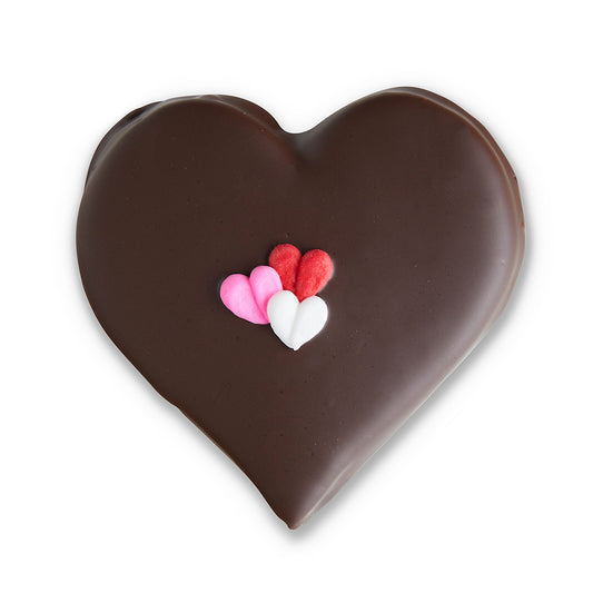 Chocolate Raspberry Marshmallow Hearts - Edelweiss Chocolates