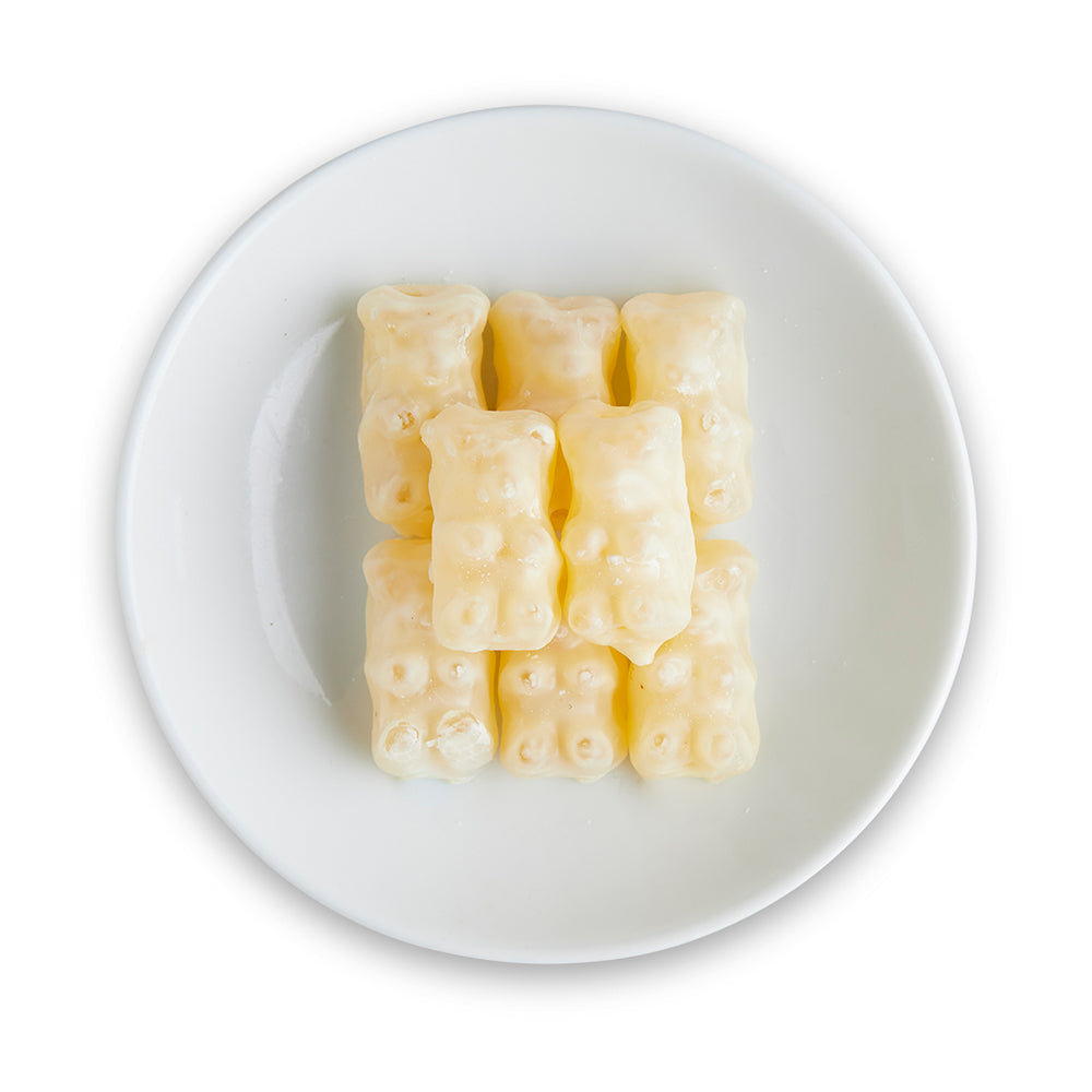 White Chocolate Gummy Bears - Edelweiss Chocolates