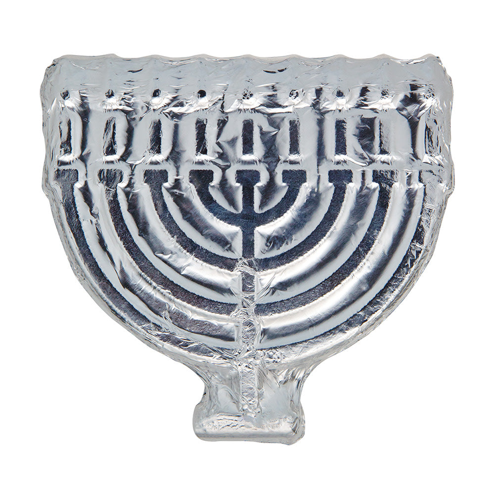 Foiled Milk Chocolate Menorah - Edelweiss Chocolates