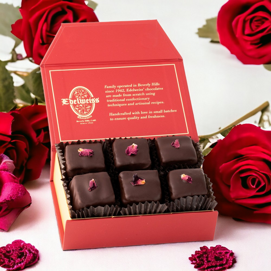 Gourmet Rose flavored Marshmallow made in Los Angeles and Beverly Hills