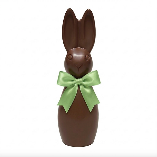 Medium Chocolate Bunny - Edelweiss Chocolates - Gourmet Premium Handmade Chocolates made in Beverly Hills and Los Angeles