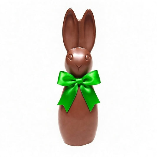 Medium Chocolate Bunny - Edelweiss Chocolates - Gourmet Premium Handmade Chocolates made in Beverly Hills and Los Angeles