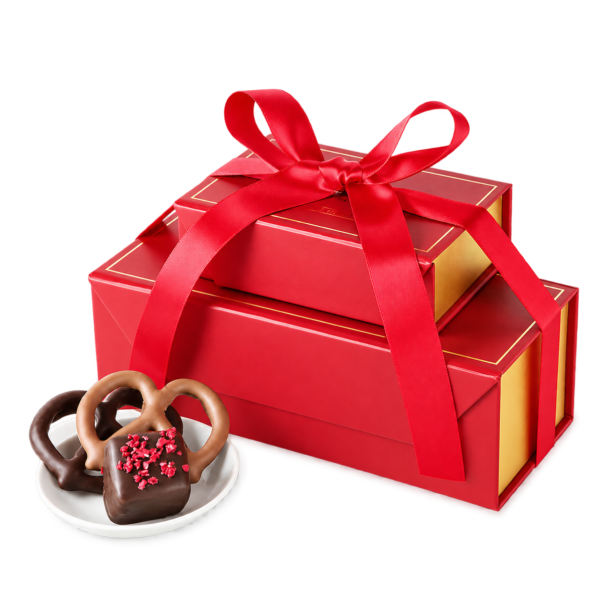 Premier Gift Tower - Edelweiss Chocolates - Gourmet Premium Handmade Chocolates made in Beverly Hills and Los Angeles