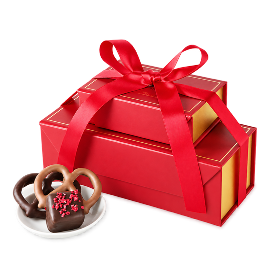 Premier Gift Tower - Edelweiss Chocolates - Gourmet Premium Handmade Chocolates made in Beverly Hills and Los Angeles