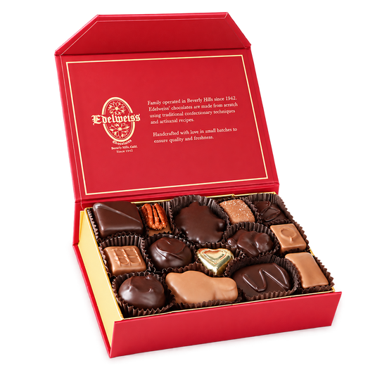 8 oz Assorted Chocolates Gift Box - Gourmet Chocolates handmade in Beverly Hills and Los Angeles since 1942. Only using premium chocolate