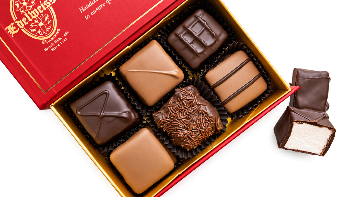 Premier Gift Tower - Edelweiss Chocolates - Gourmet Premium Handmade Chocolates made in Beverly Hills and Los Angeles