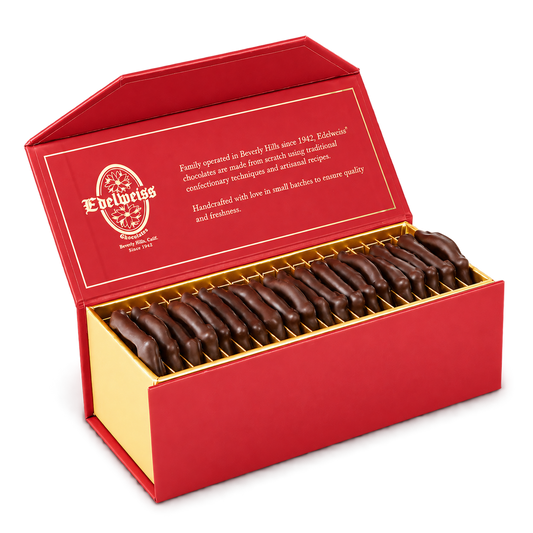 Petite Chocolate Covered Pretzels Gift Box - Edelweiss Chocolates Handmade in Beverly Hills and Los Angeles