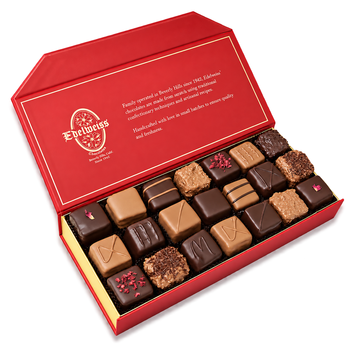 Grand Gift Tower - Edelweiss Chocolates - Gourmet Premium Handmade Chocolates made in Beverly Hills and Los Angeles