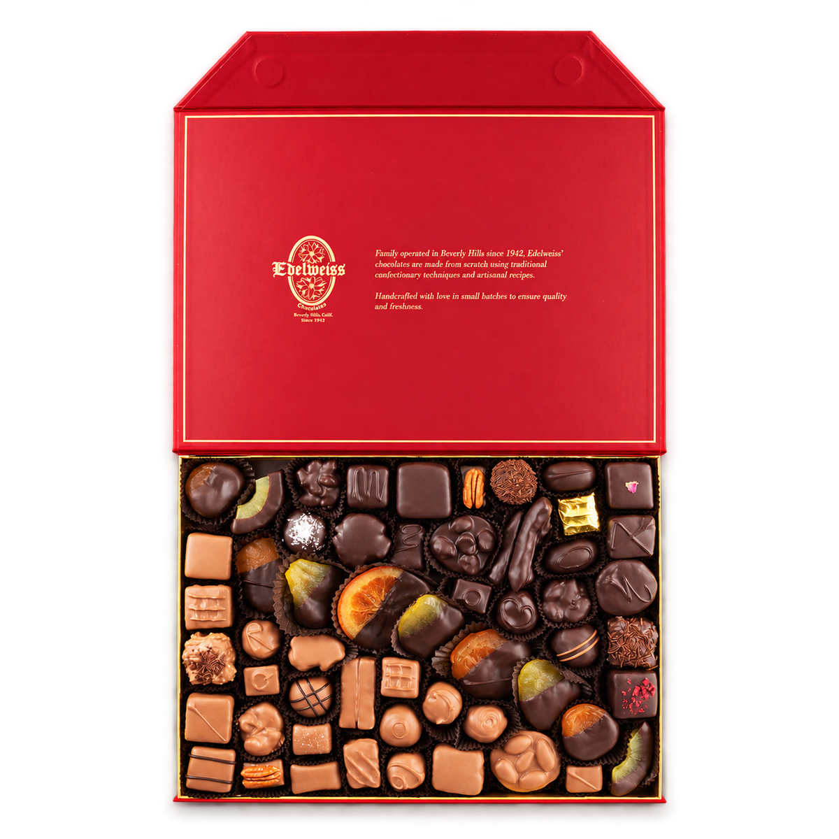 Ultimate Gift Tower - Edelweiss Chocolates - Gourmet Premium Handmade Chocolates made in Beverly Hills and Los Angeles