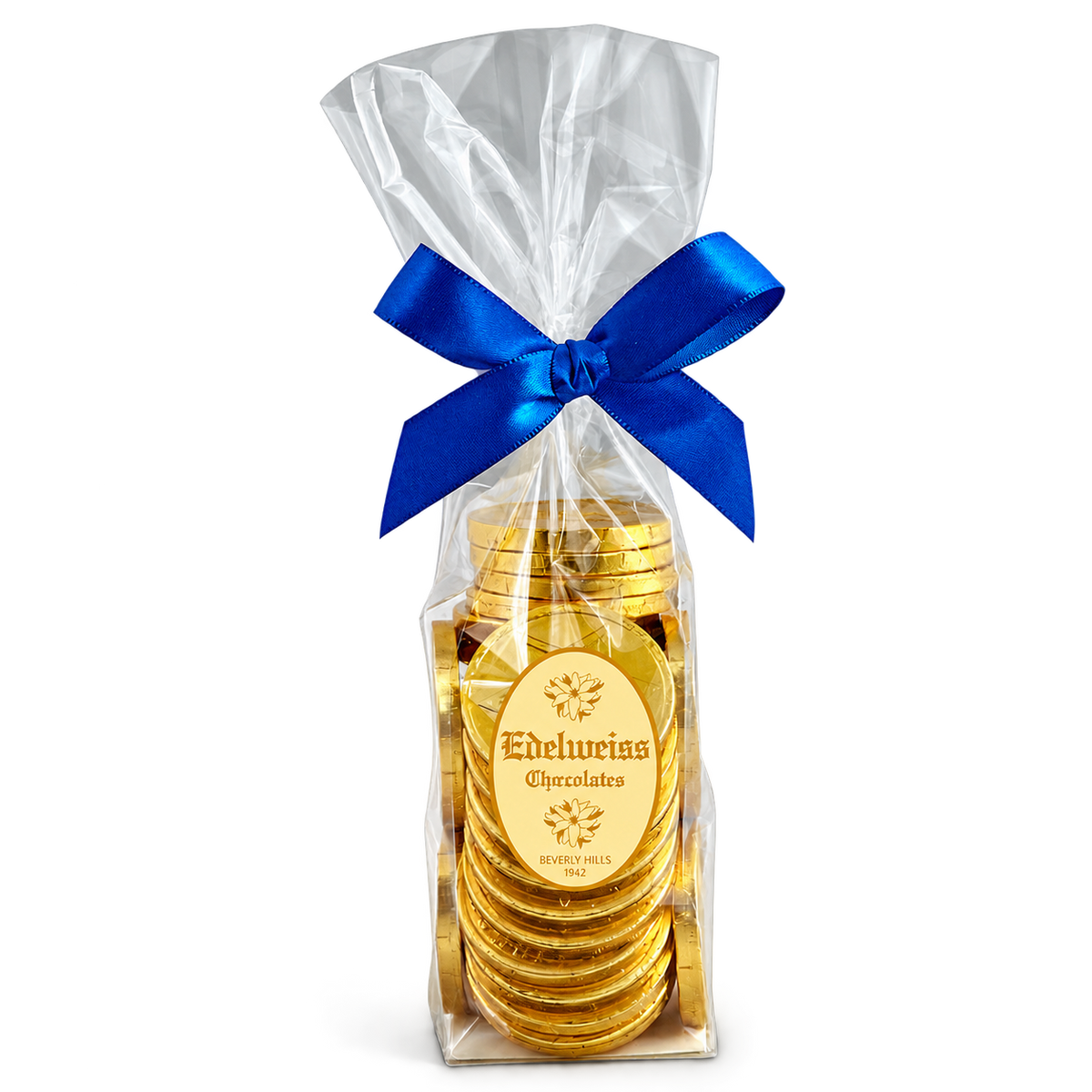 Hanukkah Gelt/Gold Coins - Edelweiss Chocolates