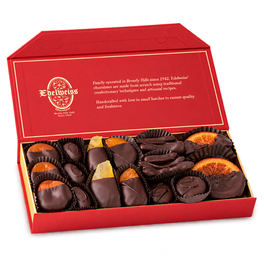 Gourmet Dark Chocolate Fruit Box made in Beverly Hills and Los Angeles