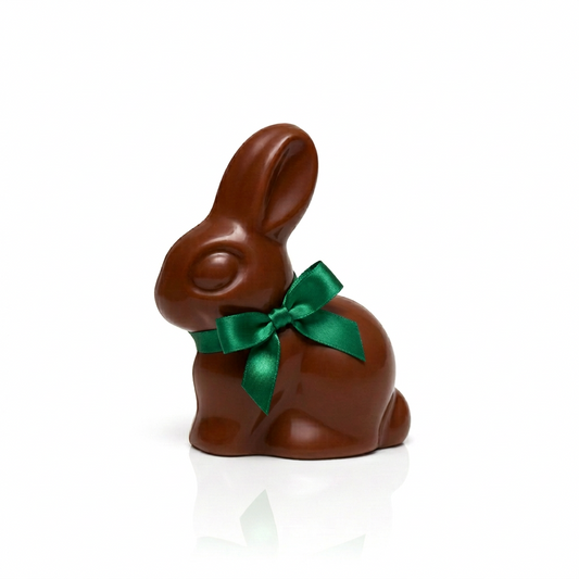 Clara - Mini Chocolate Bunny - Edelweiss Chocolates - Gourmet Premium Handmade Chocolates made in Beverly Hills and Los Angeles