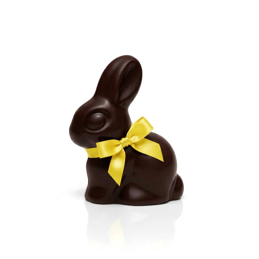 Clara - Mini Chocolate Bunny - Edelweiss Chocolates - Gourmet Premium Handmade Chocolates made in Beverly Hills and Los Angeles