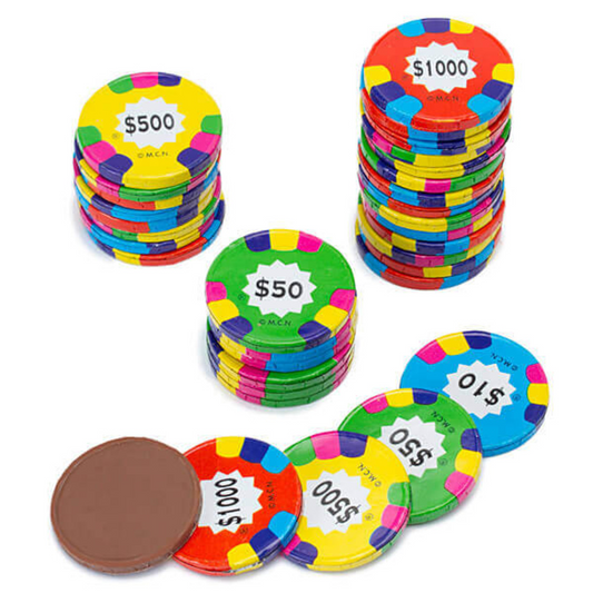 Gourmet Chocolate Poker Chips - Edelweiss Chocolates - Gourmet Premium Handmade Chocolates made in Beverly Hills and Los Angeles