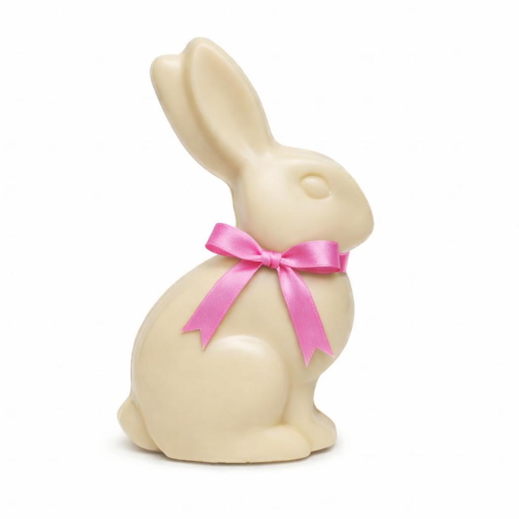 Smooth Chocolate Bunny - Edelweiss Chocolates - Gourmet Premium Handmade Chocolates made in Beverly Hills and Los Angeles