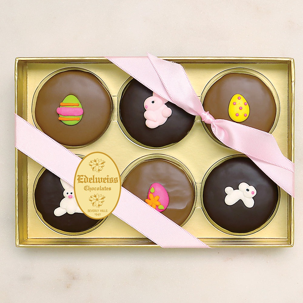 Gourmet Handmade Chocolate Easter Oreos (small) - Edelweiss Chocolates Handmade Gourmet Chocolates made in Beverly Hills and Los Angeles