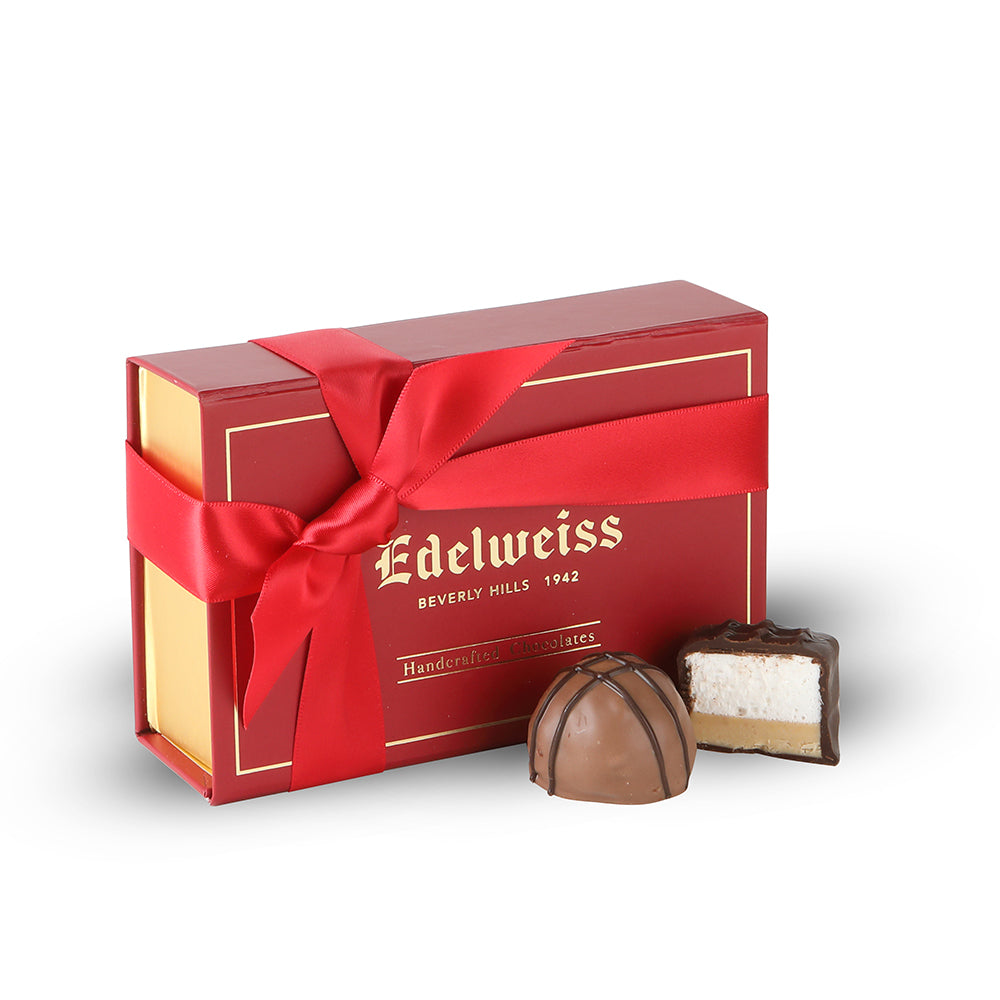Assorted Chocolates Gift Box (4oz) - Edelweiss Chocolates - Gourmet Premium Handmade Chocolates made in Beverly Hills and Los Angeles