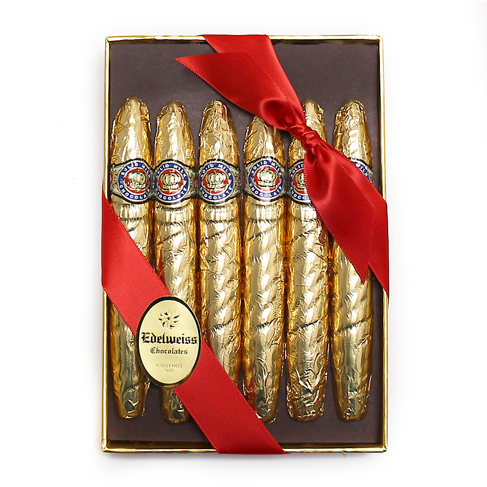 Gourmet Chocolate Cigars - Edelweiss Chocolates