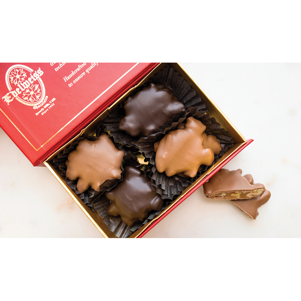 Chocolate Sea Salt Turtles - Edelweiss Chocolates