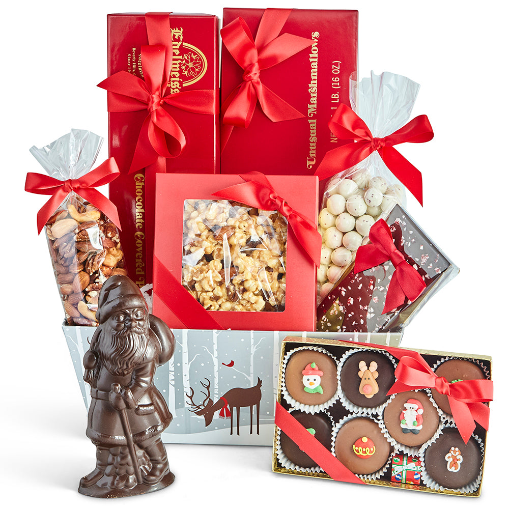 Large Christmas Gift Basket - Edelweiss Chocolates