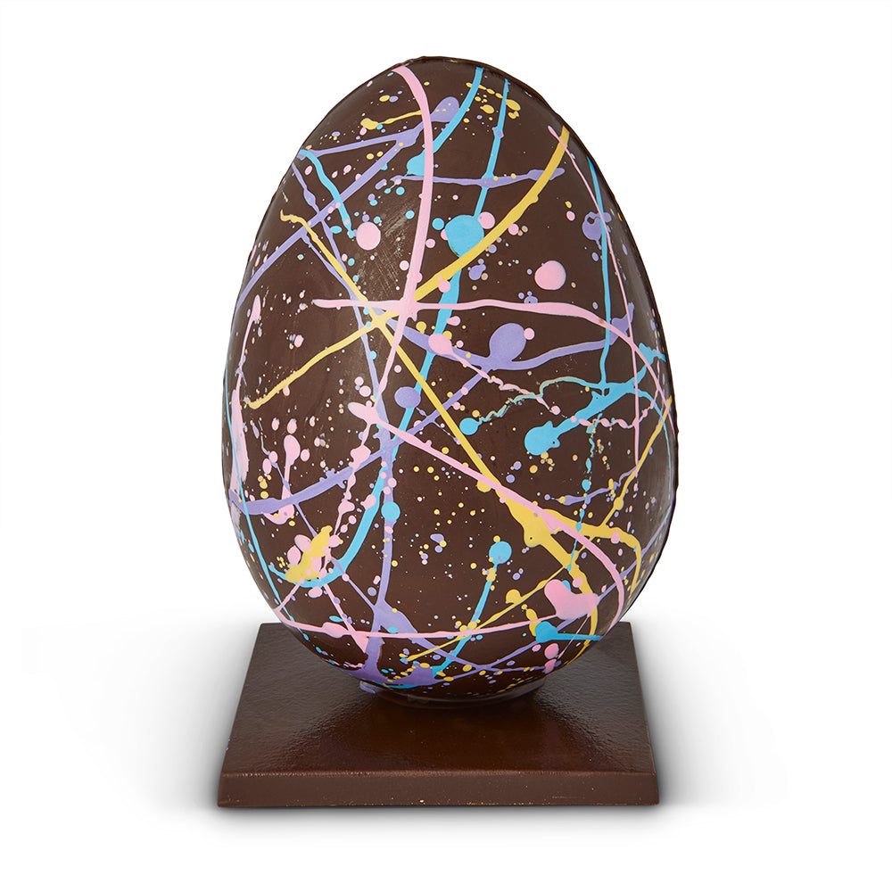 Handmade Dark Chocolate Speckled Easter Egg - Edelweiss Chocolates