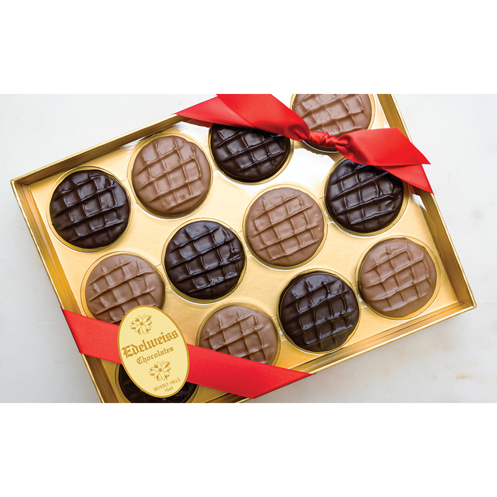 Gourmet Handmade Chocolate Oreos (12 Piece Gift Box) - Edelweiss Chocolates