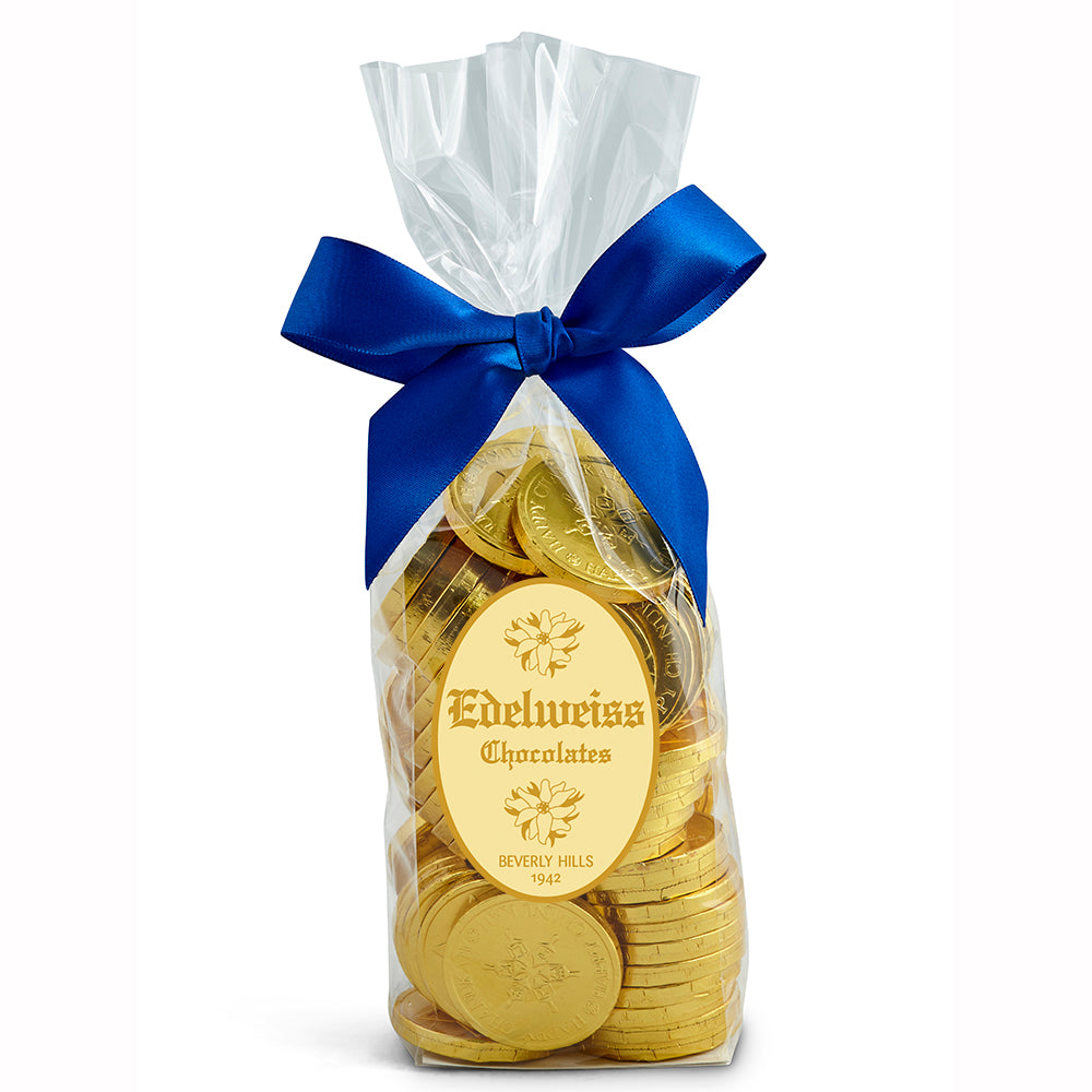 Hanukkah Gelt/Gold Coins - Edelweiss Chocolates