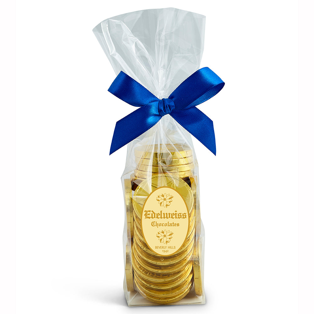 Hanukkah Gelt/Gold Coins - Edelweiss Chocolates