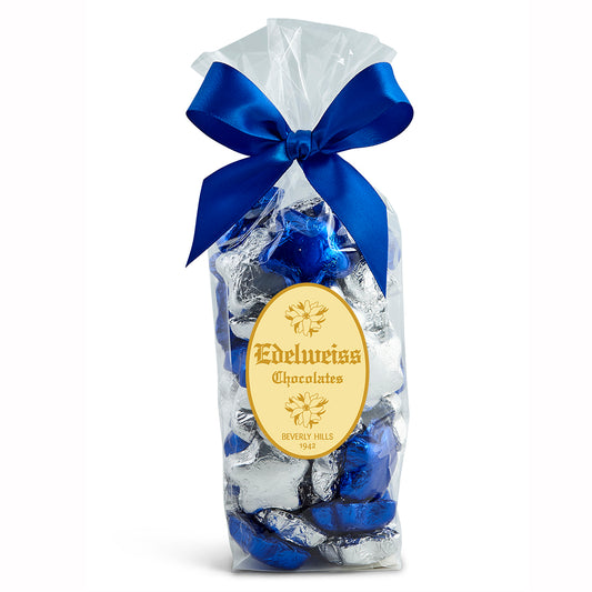 Milk Chocolate Foiled Stars - Edelweiss Chocolates
