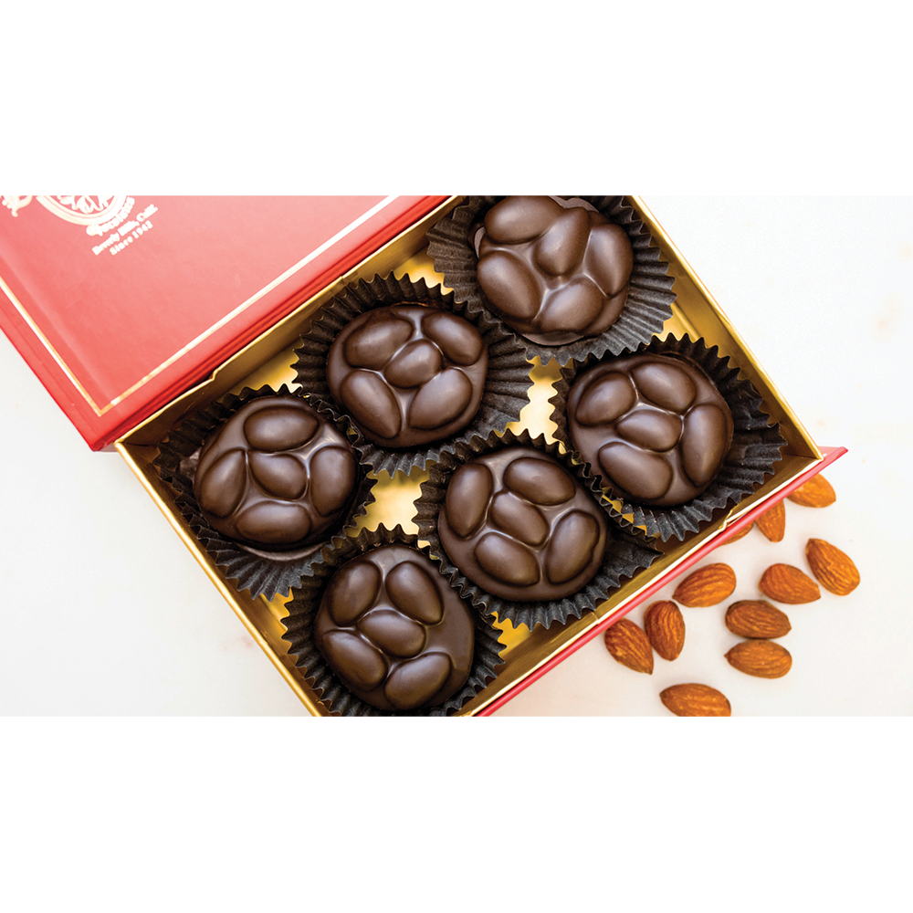 Chocolate Mini Almond Barks - Edelweiss Chocolates