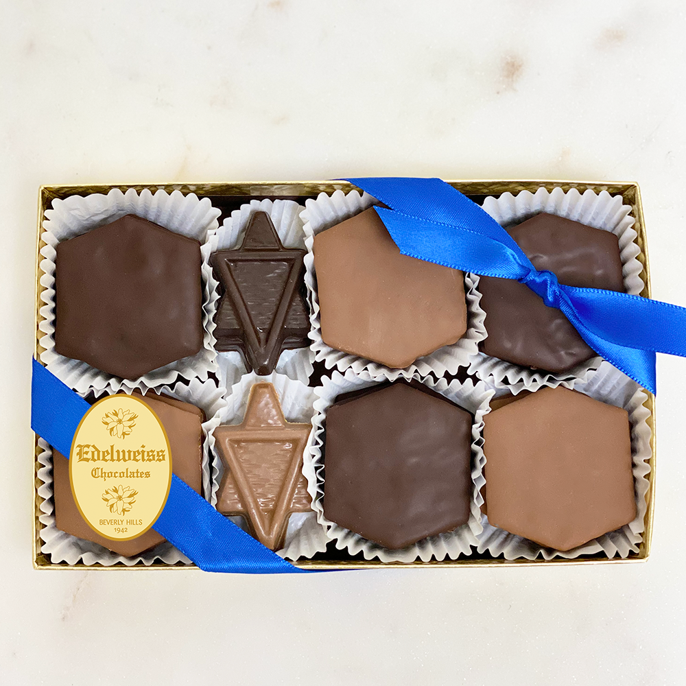 Chocolate Covered Matzah Crackers (Small Gift Box) - Edelweiss Chocolates