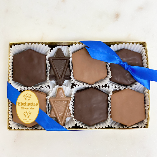 Chocolate Covered Matzah Crackers (Small Gift Box) - Edelweiss Chocolates