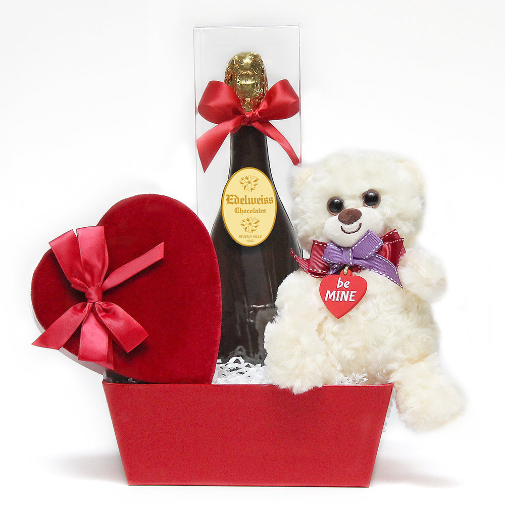 Valentines Day Gift Basket - Edelweiss Chocolates