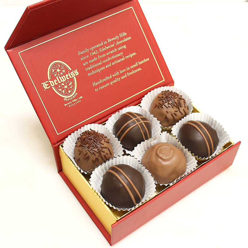 Chocolate Liqueur Truffle Gift Box - Edelweiss Chocolates
