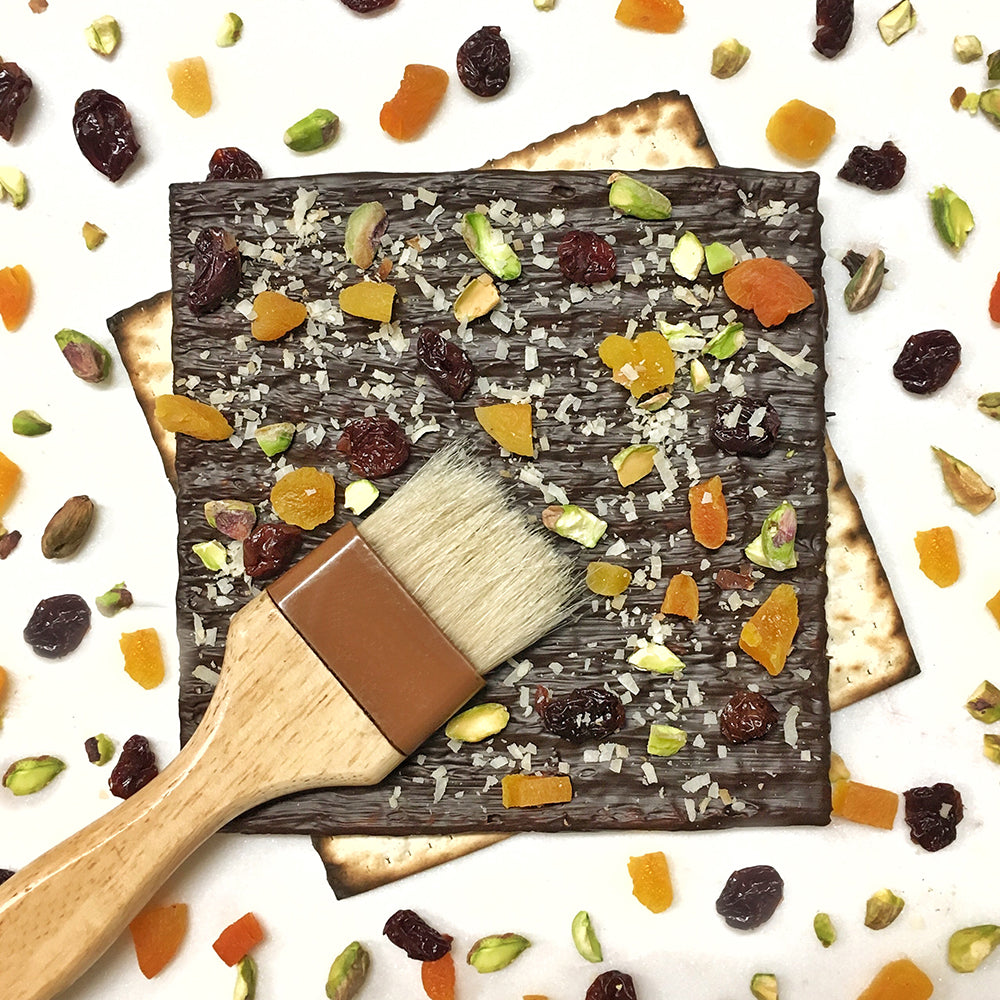 Chocolate Covered Matzah Sheets With Fruit And Nuts - Edelweiss Chocolates