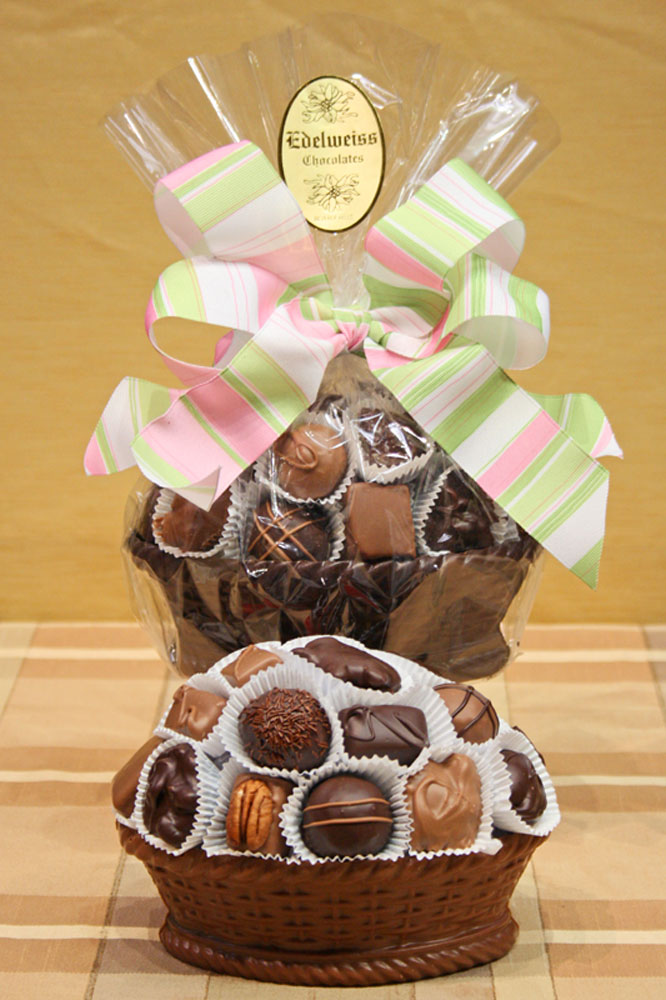 Medium Assorted Chocolate Gift Basket - Edelweiss Chocolates
