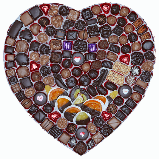 NEW Red Velvet Heart (7 lb) - Edelweiss Chocolates